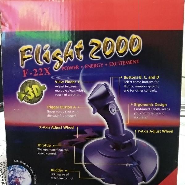 Joystick Flight2000 F-22 - controle