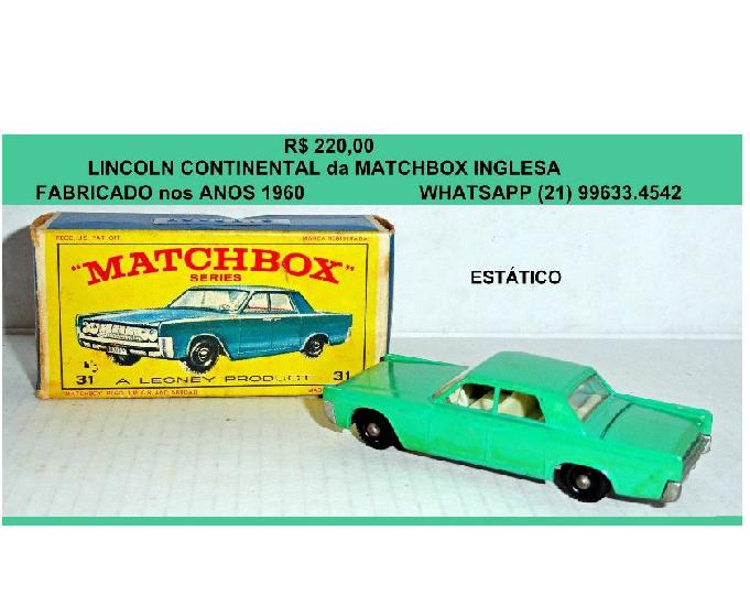 LINCOLN CONTINENTAL da MATCHBOX INGLESA