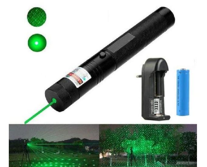 Laser 40km Pointer Verde Ultra Forte Bateria Recarregável
