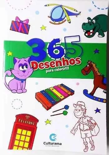 Livro 365 Desenhos Para Colorir!!! Editora Culturama