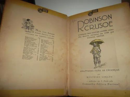 Livro - Raro - Adaptação Para As Crianças Robinson