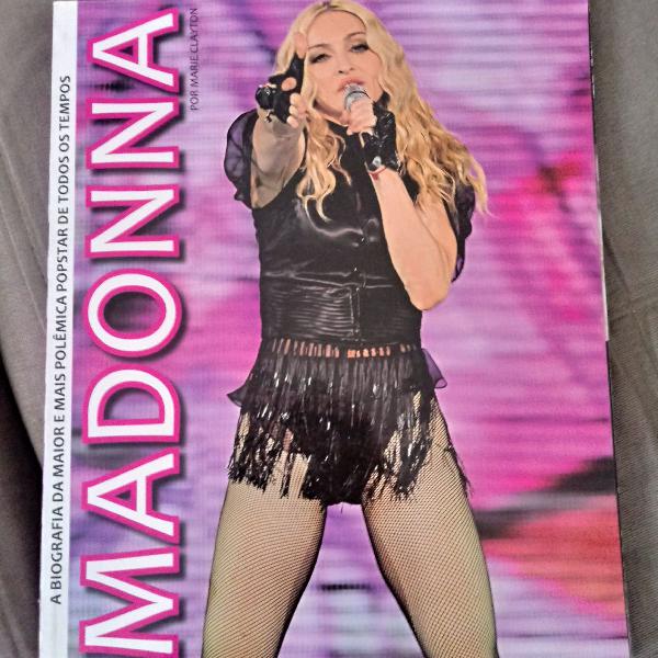 Livro de fotos biografia Madonna