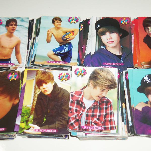 Lote de Cards Justin Bieber