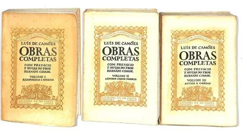 Luís De Camões - Obras Completas - 3 Volumes