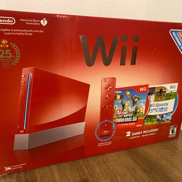 Nintendo Wii Ed. Limitada 25 anos Mario Bros