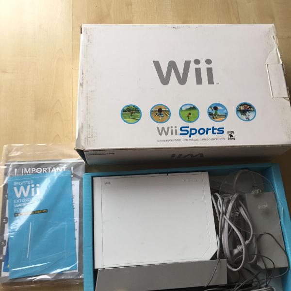Nintendo Wii [Mais seis jogos e Fom Mushroom]