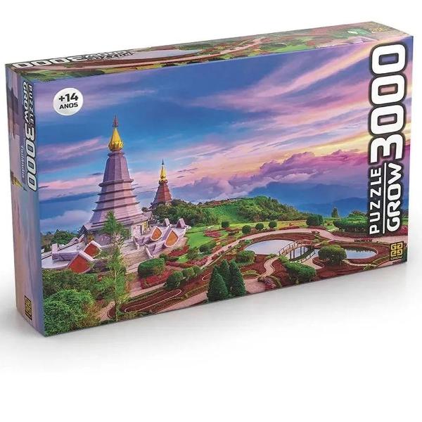 Puzzle Quebra Cabeça 3000 Peças Tailândia - Grow Novo!!!