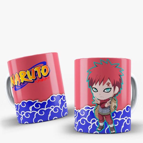 caneca naruto - gaara