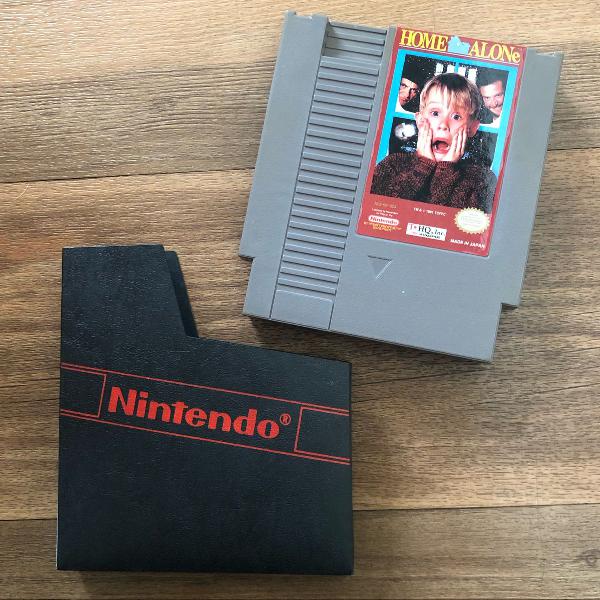 cartucho original home alone esqueceram de mim nintendo nes