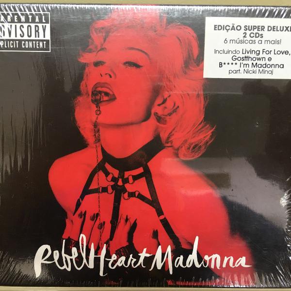 cd madonna - rebel heart (edição super deluxe)