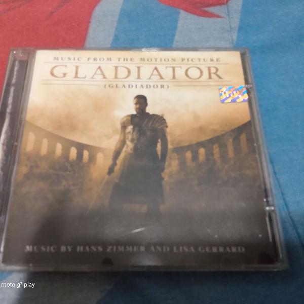 cd trilha sonora do filme Gladiador semi nova