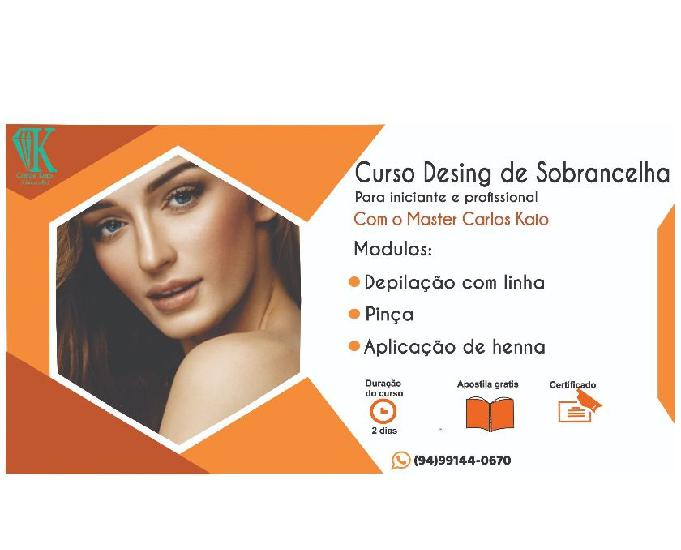 curso design de sobrancelha