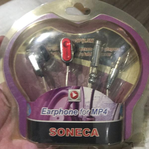 earphone soneca para mp4