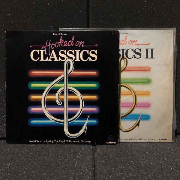 hooked on classics | 2 disco vinyl lp | vol.1 e 2 (1982)