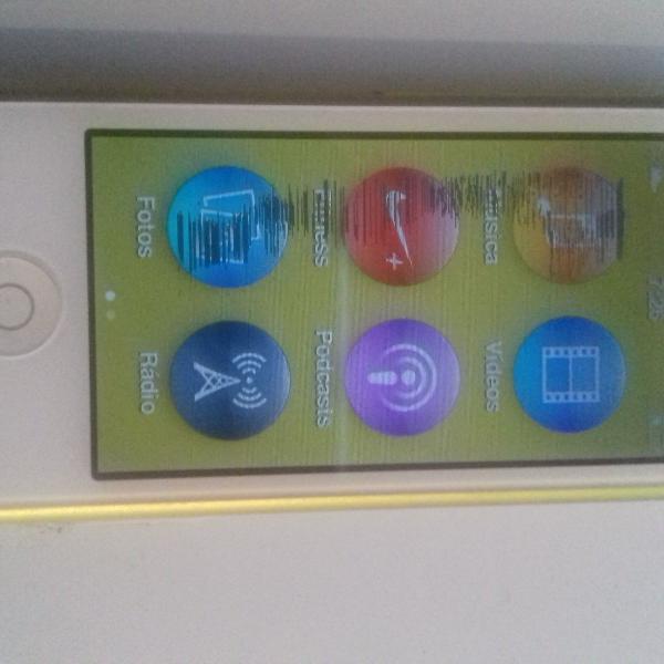 iipod 16 gb modelo md476y ano 2012 dourado