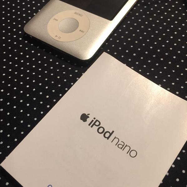 ipod nano 3rd geração 4gb com caixa