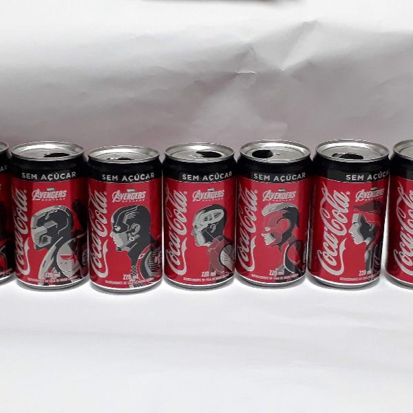 lote de latas colecionáveis (vazias)