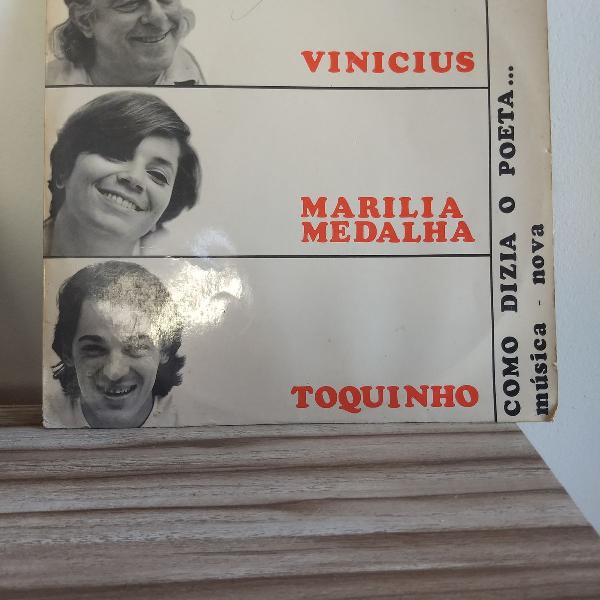 lp Vinicius Marília Medalha Toquinho 1971 Como Dizia O