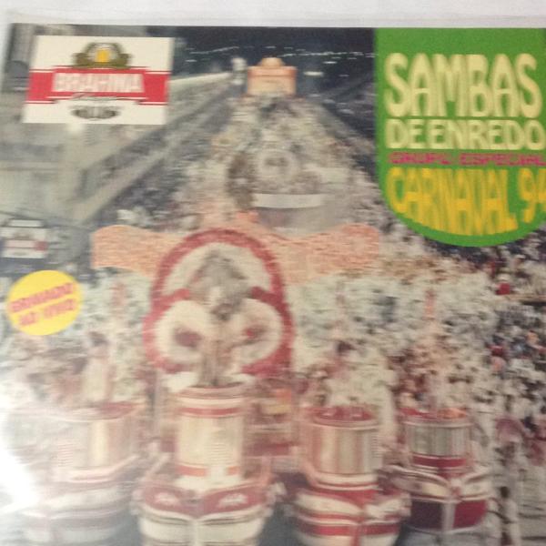 lp sambas de enredo 94, disco de vinil carnavais