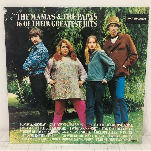 lp the mamas &amp; the papas - 16 oh their greatest hits