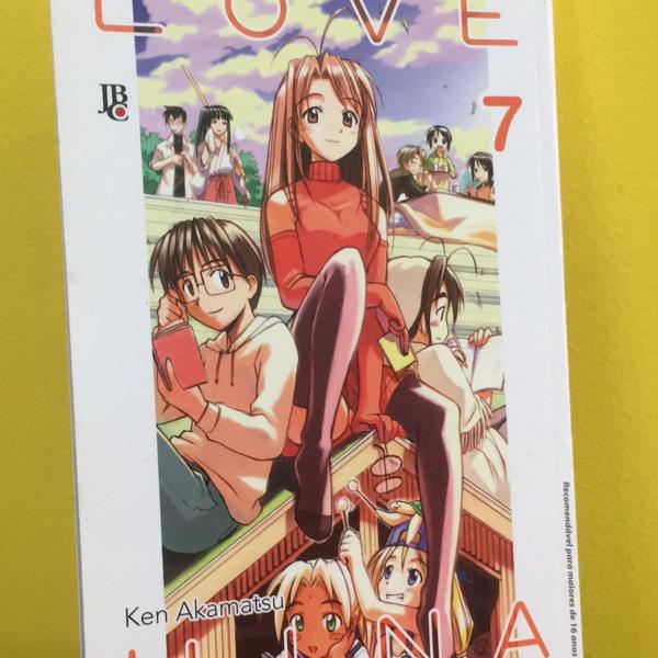 mangá love hina vol 7, de ken akamatsu, da nova edição