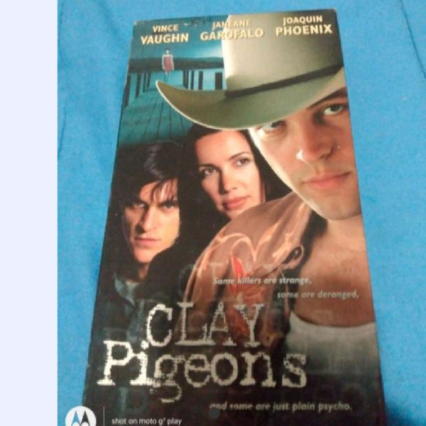 vhs Clay Pigeons Importado EUA raridade Joaquim Phoenix