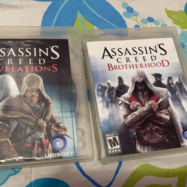 2 jogos juntos! assassins creed revelations e brotherhood