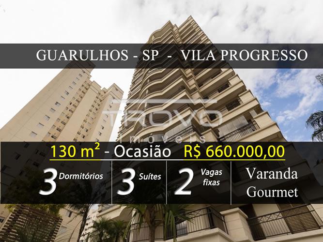 Apartamento para venda com 130 m² em Vila Progresso -