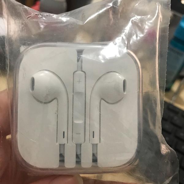 Apple Earpods com Plug 3.5mm - Original - iPhone 4 5 5s 6 6s