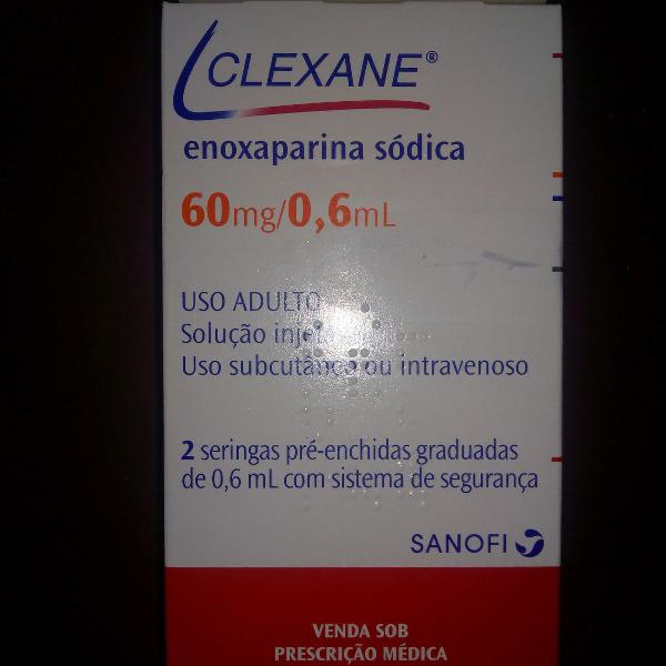 Clexane de 60mg Enoxaparina -validade 08/2021 - kit com 10
