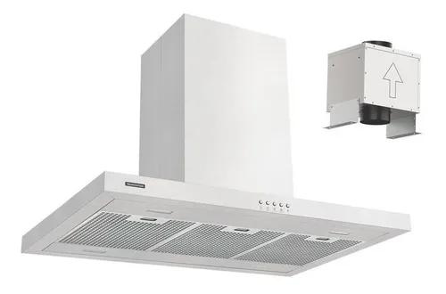 Coifa De Ilha Tramontina Dritta Isla 90 Split Inox 90cm 220v