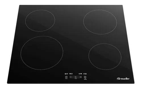 Cooktop Mueller 4 Bocas De Indução Com Turbo Mci014bg1