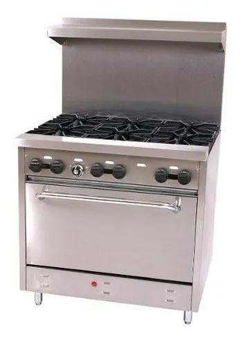 Fogão Americano Com Forno Venâncio Fa6f 6 Bocas Varimaq