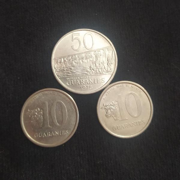 Guaranies - moedas paraguaias antigas