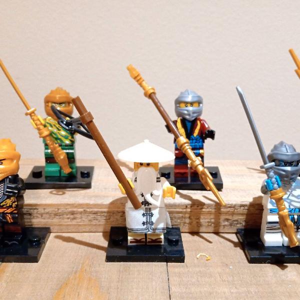 Lego Ninjago Bloco de Montar Kit 06 Minifiguras