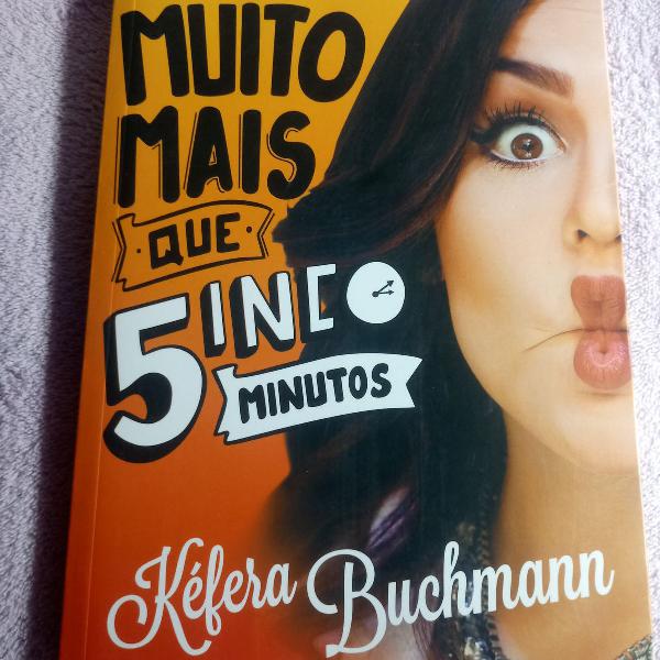 Livro Muito Mais que 5inco Minutos (Kéfera Buchmann)