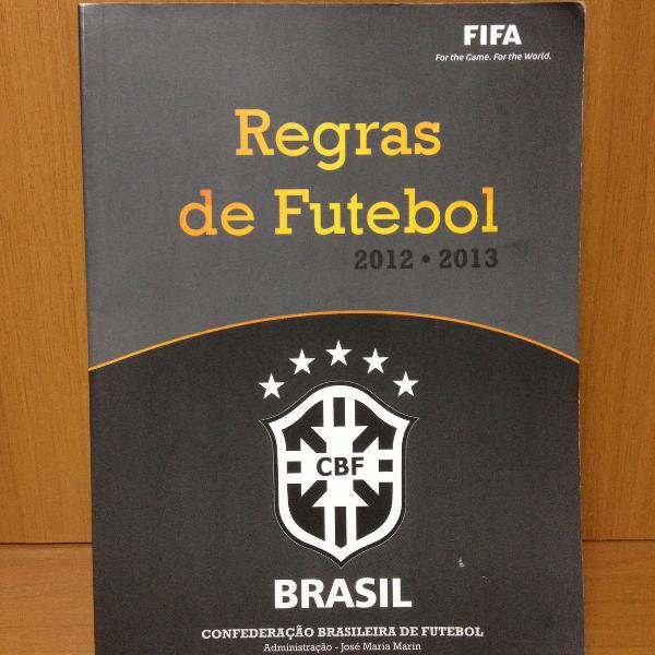 Livro Regras de Futebol Oficial da Confederação Brasileira