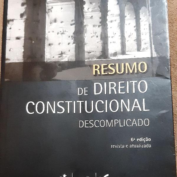 Livro Resumo de Direito Constitucional Descomplicado