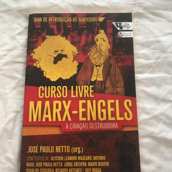 Livro curso livre marx e engels de diversos autores