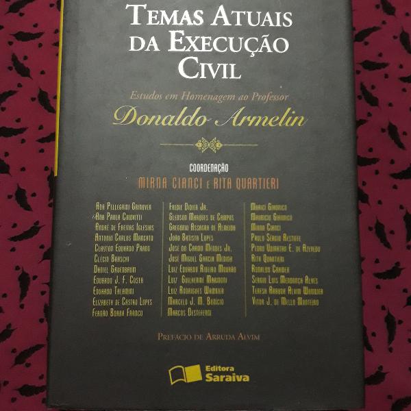 Livro temas atuais de execução civil