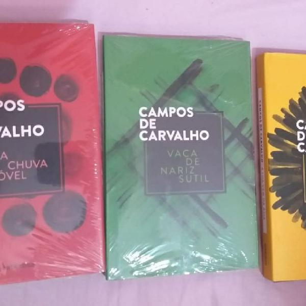 Livros trilogia campos de carvalho