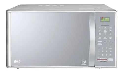 Micro-ondas LG Easy Clean Prata Espelhado 30l 220v Mh7093bra