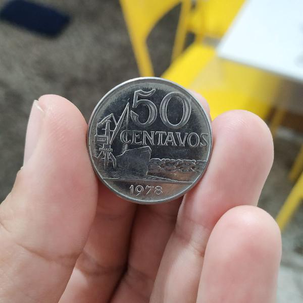 Moeda 50 centavos 1978