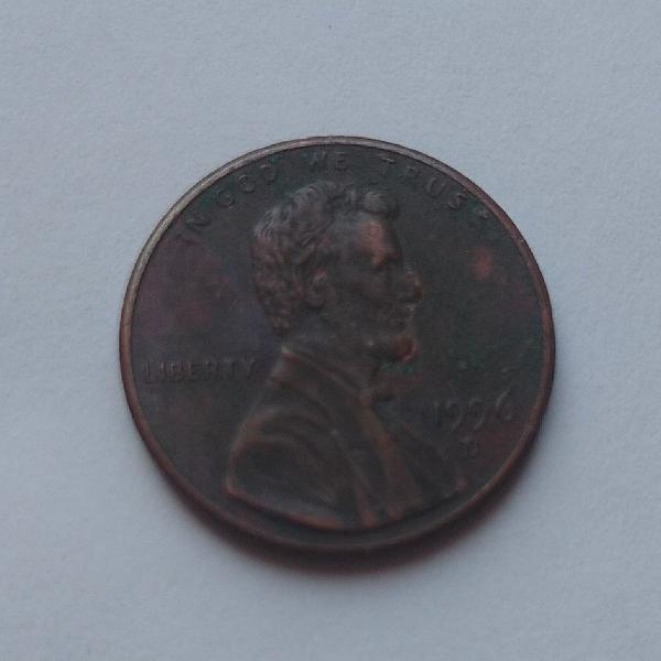 Moeda one cent 1996