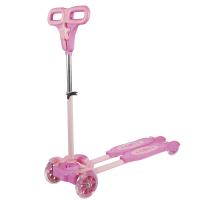 Patinete Infantil 4 Rodas Menina Rosa 40600321 Mor <div