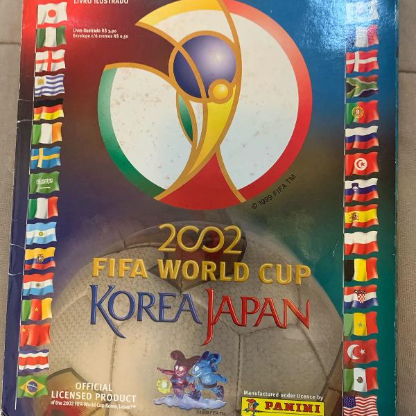 album copa do mundo 2002 koreajapan incompleto