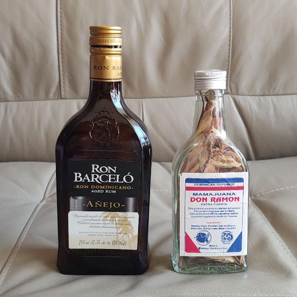 garrafas de rum