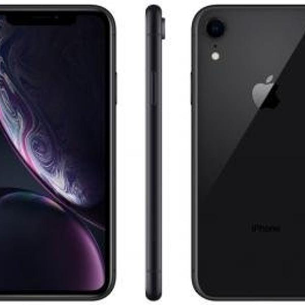 iphone xr apple 64gb preto (com nota fiscal e garantia em