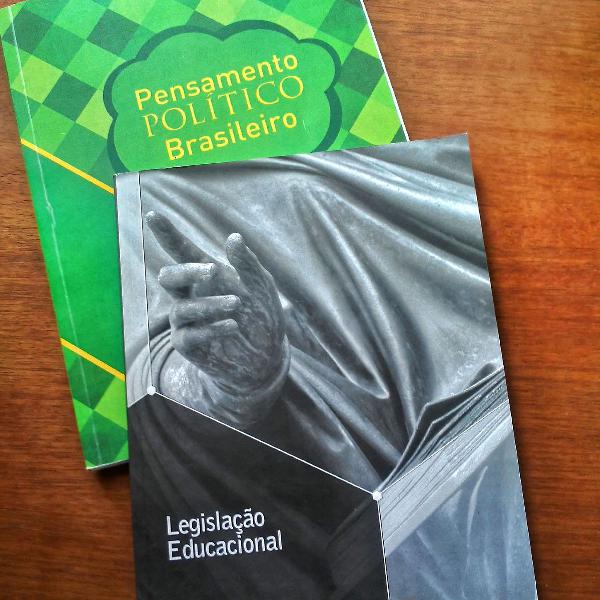 kit 2 livros Política e Educação