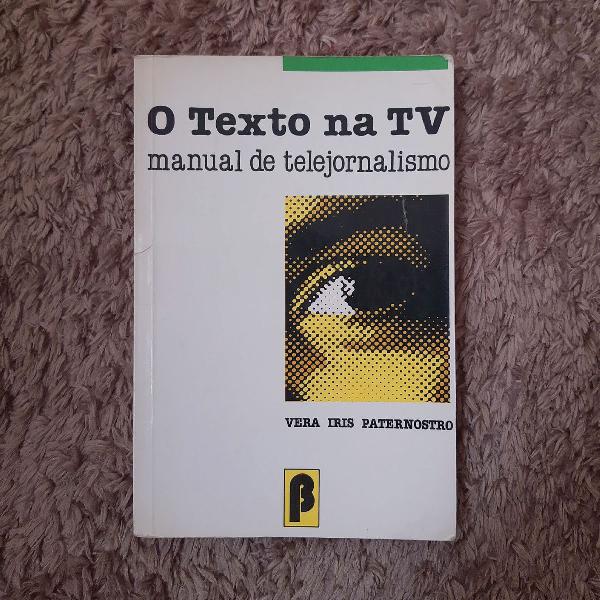 livro O texto na TV: manual de telejornalismo